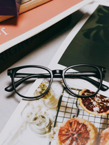 No lens decoration BAO WEN glasses frame womens fashion mens orbital frame frames mens black frame glasses trendy