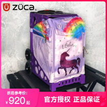 American zuca figure skating shoes bag skates shoe bag roller skating bag trolley suitcase suitcase supplier
