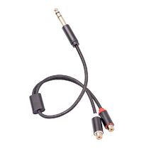6 35mm To RCA Headphone Stereo Cord High-fidelity Sound RCA