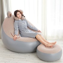 Inflatable sofa for adults lazy inflatable sofa can lie down and sleep music festival artifact portable inflatable stool internet celebrity cross