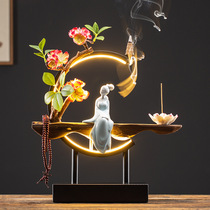 New Chinese style backflow incense ornaments creative lamp rings home aromatherapy furnaces office living rooms entrance hall desktop decorations