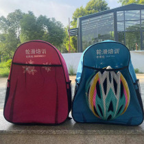 Professional roller skating backpack one-shoulder childrens storage bag skate bag roller shoe bag hand-held portable bag