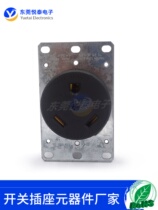 American socket American standard socket three-hole American high-power socket American standard generator industrial power socket