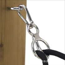 New steel harness equestrian supplies horse buckle rope buckle three-piece set rope buckle tension buckle horse rope buckle