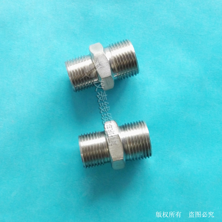 M28 3pl 304不锈钢外丝接头M22X1.5转外M14X1.5M16 M18 M22 M24 M25 M28