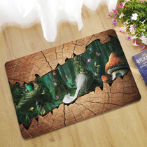 Doormat rubber carpet personalized European and American living room bedroom bathroom door mat water-absorbent non-slip creative
