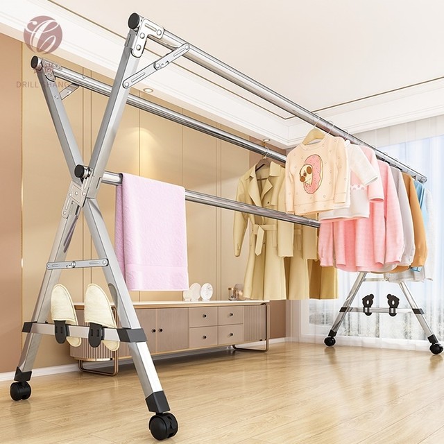 Stainless Steel Drying Rack Car Wash Shop Floor Mat Storage Rack Mobile Hair Salon Suitable Towel Rack Large