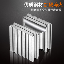 Square and six-sided pitted iron hand-made silver-plated steel channel for rings and bracelets gold-plated semi-circular flat steel channel for bracelet mold grooves