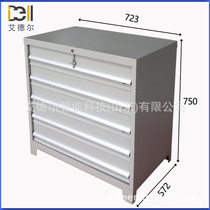 Workshop factory 5-drawer wheeled tool cart thickened iron 4-drawer heavy-duty tool cabinet supports on-demand processing