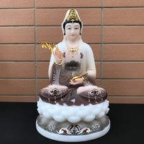 New style Guanyin Bodhisattva statue white marble South China Sea Guanyin Bodhisattva statue home worship temple statue ornaments