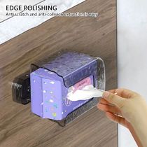 Wall Mount Tissue Box Saving Space Tissue Container For