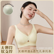Soft support three-dimensional support pull-up side-drawing no wires push-up bra seamless zero-sense comfortable fashionable plus-size underwear