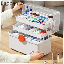 Medical first aid home medicine storage box manufacturer wh