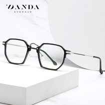 2023 new glasses frame for men ultra-light TR90 polygonal frame TJ848 can be equipped with myopia anti-blue light glasses for women