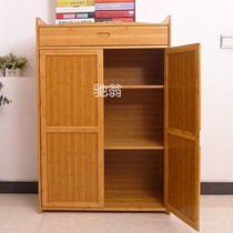 Nanzhu kitchen storage cabinet storage cabinet sideboard modern simple storage rack tea cabinet with door and drawer cabinet