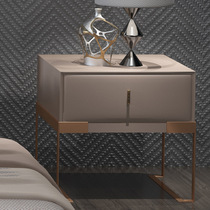 Nordic solid wood bedside table simple post-modern light luxury simple cabinet bedroom ins style internet celebrity storage locker