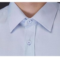 Summer short-sleeved mens casual lined long shirts spring and autumn lined womens shirts light blue lined shirts