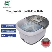 JKR Foot Spa Bath Massage Machine 12 Roller Heated Feet Wash