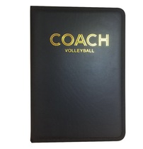 Zippered volleyball tactical board coach command board folding tactical book rewritable tape magnetic factory direct sale