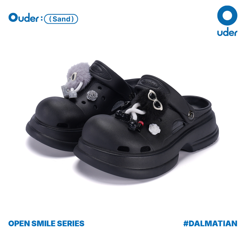 Ouder【Same Style as Lu Yuxiao】Open-Toe Unisex Clogs with Thick Soles, Height-Increasing, Non-Slip Summer Slippers