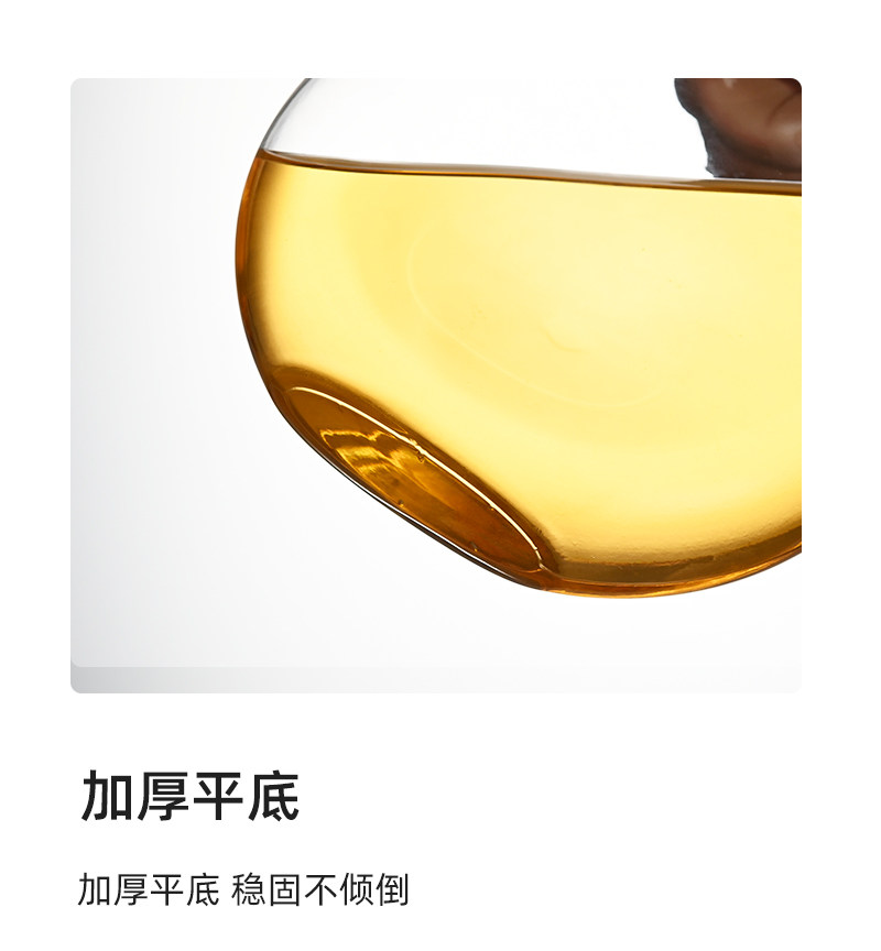 Пузырь бутылки 圆形冷萃瓶月亮瓶新中式茶馆茶瓶高硼硅耐高温随身水壶泡酒瓶茶具