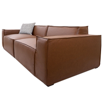 Oil-wax leather tofu block sofa cover anti-cat scratch all-inclusive non-stick waterproof light luxury high-end custom protective cover