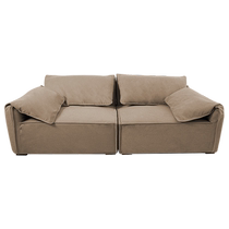 Elephant ear imitation linen sofa cover all-inclusive custom-made anti-cat scratch light luxury high-end sense universal protective cover for all seasons