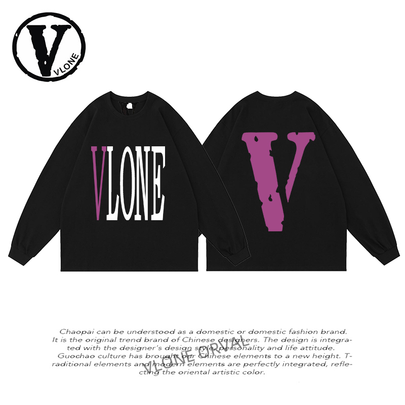 Trendy Brand Vlone Orval Miami Limited Edition Purple Large V Long-Sleeve T-Shirt, High Street Style, Loose Fit, Unisex Trendy Brand Vlone Orval Miami Limited Edition Purple Large V Long-Sleeve T-Shirt, High Street Style, Loose Fit, Unisex
