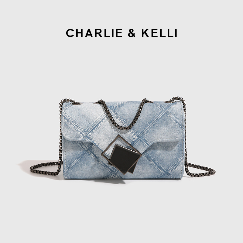 Official Website C&K Flagship Store Women's Bags 2026 New Model High-End Handbag Chain Versatile Shoulder Crossbody Bag Ins