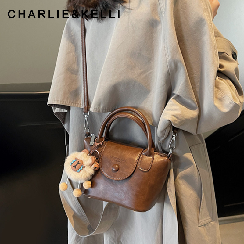 Сумки CHARLIE&KELLI 2025 новый нишевый дизайн, высококачественная сумка ins, сумка через плечо, сумка-мессенджер