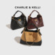 CHARLIE&KELLI bag women's 2026 new chain shoulder crossbody bag advanced autumn and winter handheld tote bag