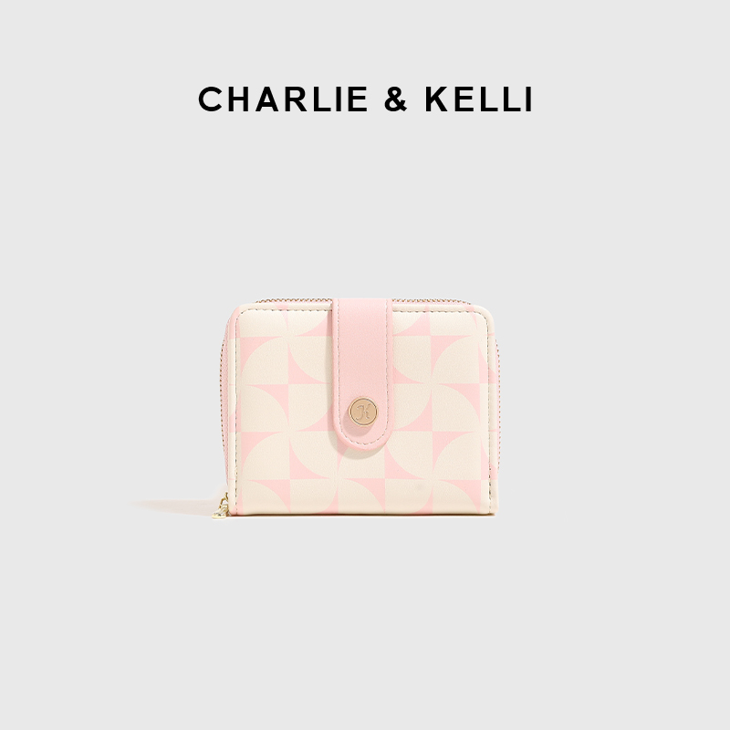 Official Website C&K Flagship Store Women's Short Coin Purse, Fashionable and High-End Card Holder, Wallet, and Integrated Luxury Clutch Bag