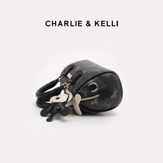 CHARLIE&KELLI bag women's 2026 new commuter shoulder crossbody bag fashion handheld Boston bag