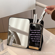 Simple foldable makeup mirror high-definition home mirror student dormitory multi-functional desktop tabletop standing makeup mirror