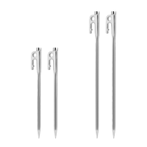 Outdoor stainless steel thick ground nails camp order beach snow windproof nails tent canopy fixed nail set combination