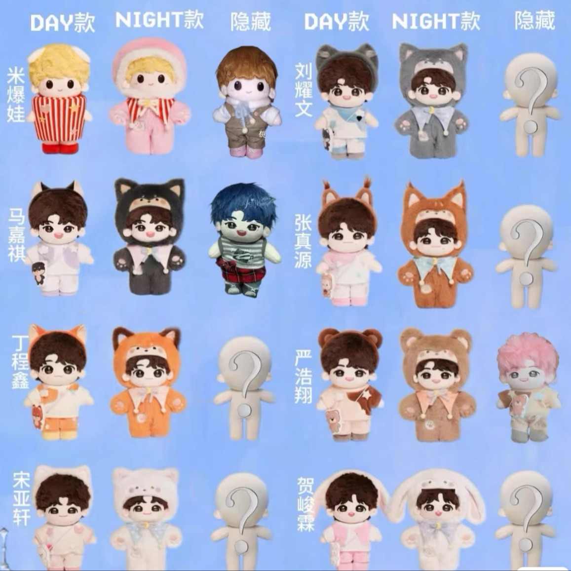 时代少年团 刘耀文 棉花娃娃 时代少年团爱豆刘耀文属性20cm棉花娃娃帅气公仔可爱毛绒玩偶评价- 淘宝网