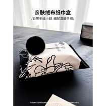 New new product Mozhi living room dining table bag storage desktop decoration box pastoral windmill paper towel cover fabric cotton