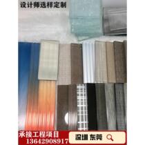 Factory direct sales customized wired glass entry partition tempered art glass screen hotel laminated glass