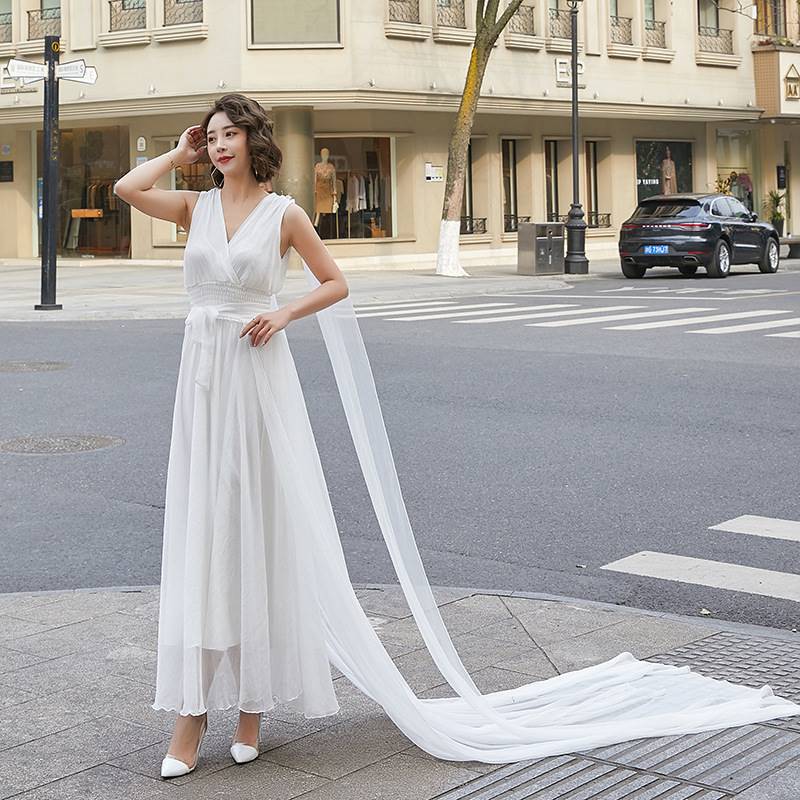  125 long (recommended height 160-164)+Jinche Wrinkle white shawl (excluding skirt)   + $4.95 