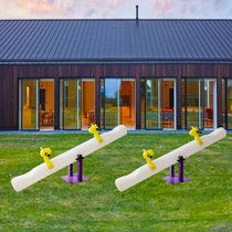 Luminous seesaw outdoor square park internet celebrity amusement equipment props amusement park colorful seesaw Hebei