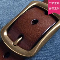 Old-fashioned PU belt mens pin buckle belt middle-aged casual elderly belt mens trousers with narrow belt special