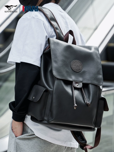Septwolves, трендовая сумка для путешествий, школьный рюкзак, в корейском стиле, для средней школы