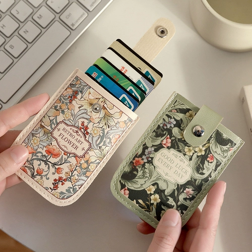 Ретро вместительный и большой картхолдер, антимагнитная маленькая ультратонкая сумка через плечо