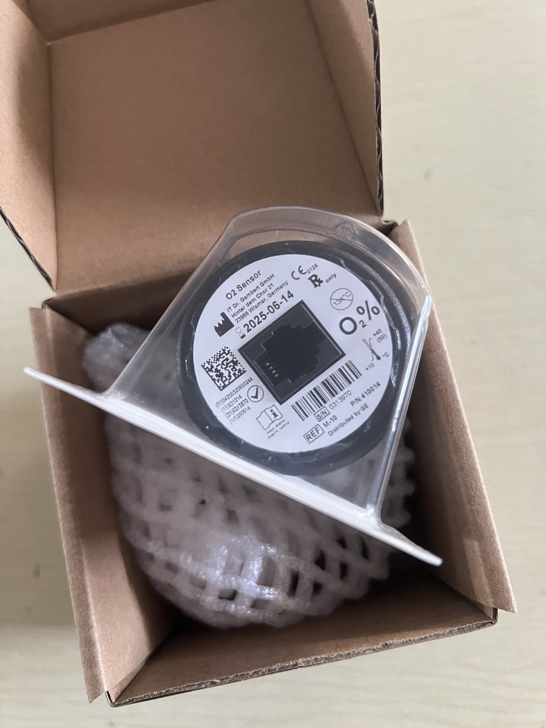 AII进口GE麻醉机欧美达氧电池OXYGEN SENSOR 11-915-4 M-10