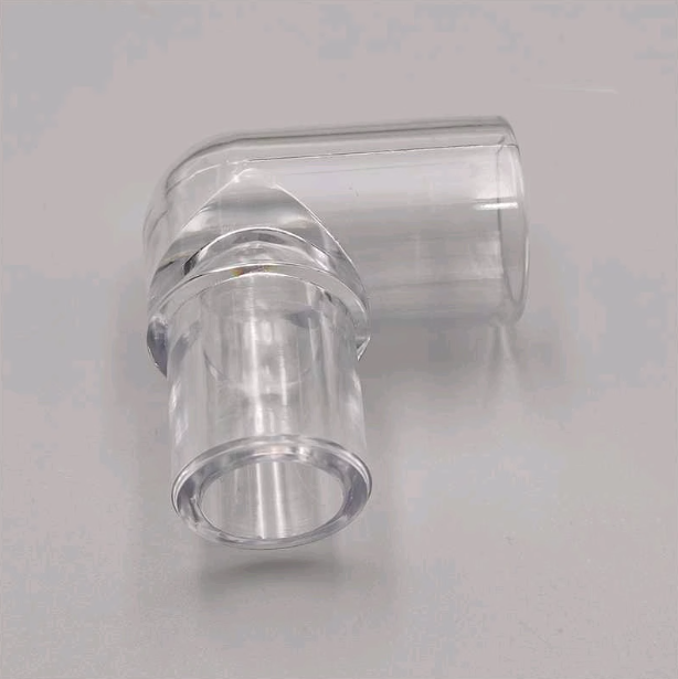 北京谊安510S呼吸机配件 弯头 连接流量传感器弯头