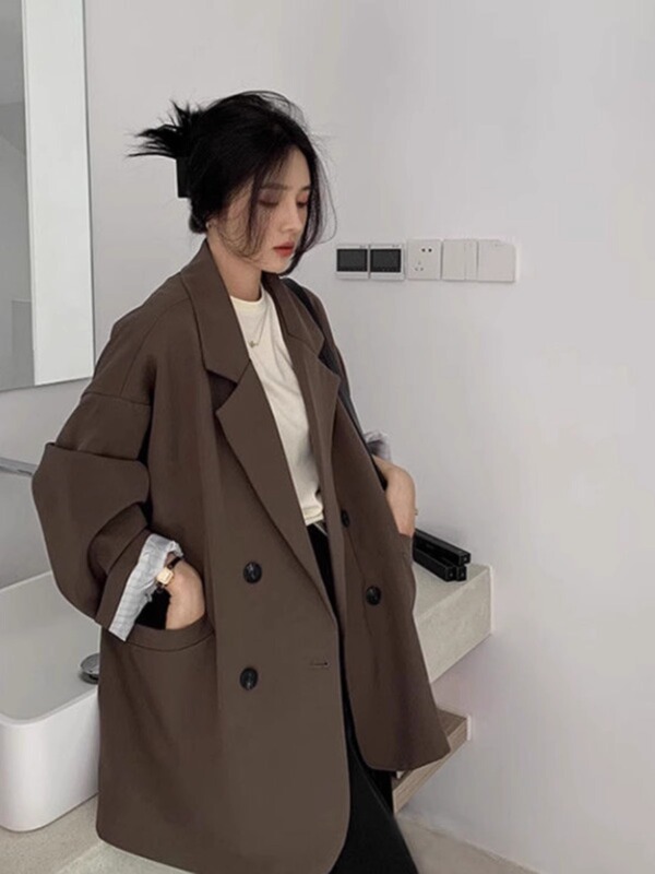 Extra Large Size 150kg High-End Blazer for Women, Spring and Autumn, Plus-Size, Elegant, Workwear, Casual Cardigan Suit Top