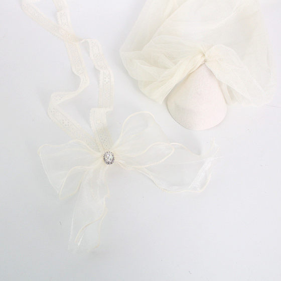 结婚礼服狗狗猫咪生日派对口水巾领结泰迪蝴蝶结围兜宠物网纱新款