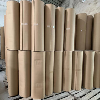 牛皮直供厂家纸卷高强度瓦楞纸卷家具打包包装纸1.5*60牛皮纸批发