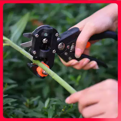Quick cut fruit tree grafting knife Bud grafting knife seedling tree grafting Super professional handmade multi-function artifact grafting machine scissors