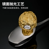 Ложка из нержавеющей стали для домашнего использования, увеличенная толщина, нержавеющая сталь AISI 304